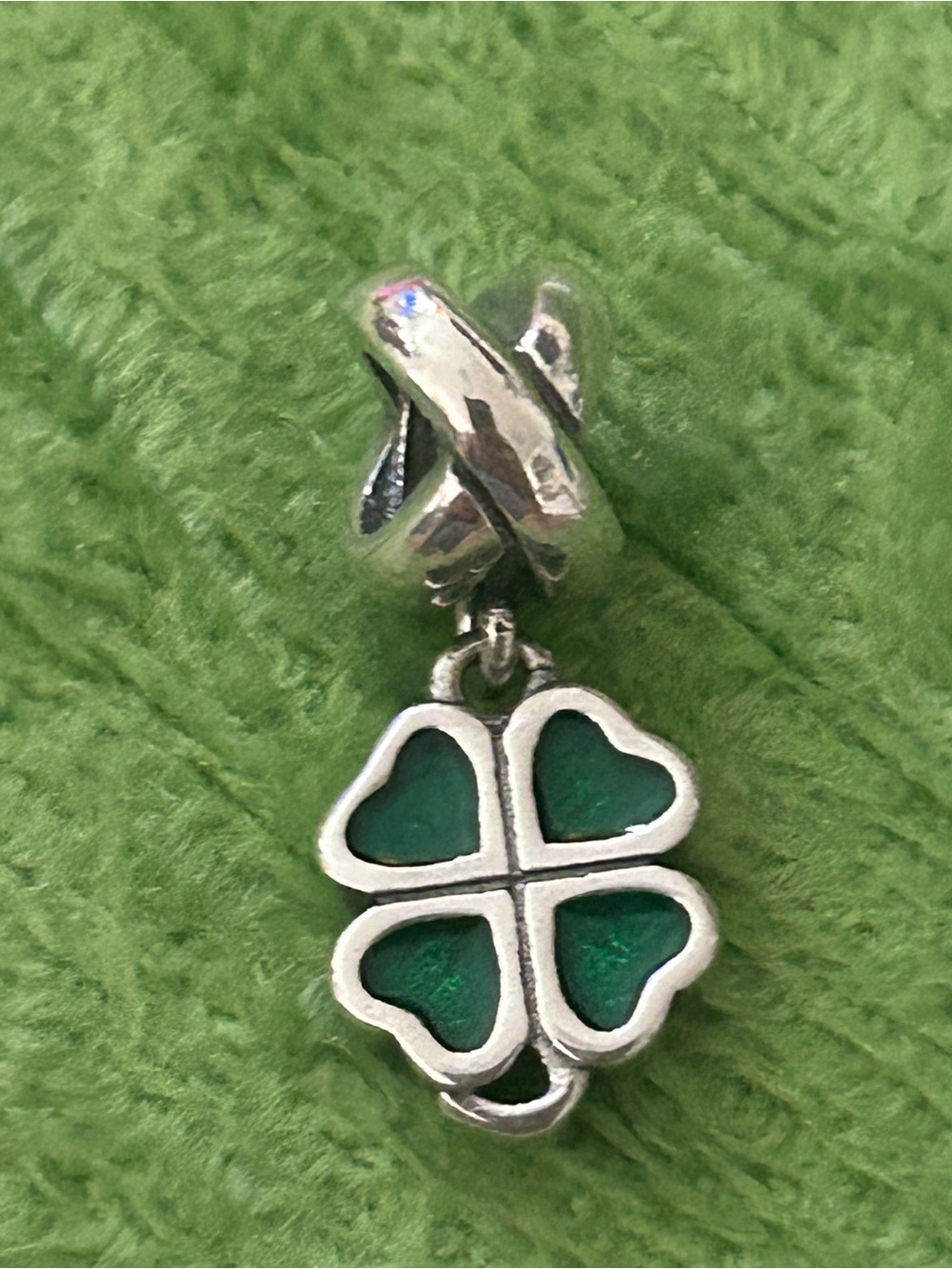 Pandora Four-Leaf Clover Dangle Charm